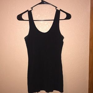 Black tank top